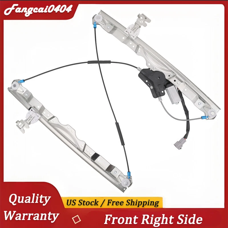 Front Right Window Regulator w/Motor for 2004 2005 2006 2007-2010 Nissan Titan - Image 1 of 4