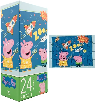 New Nick Jr. Peppa Pig 24 Piece Jigsaw Puzzle Big Pieces Toddler Size Kids Fun - Image 1 of 4