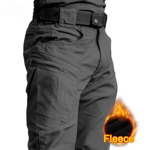 Warm Winter Men Soft Shell Pants Travel Waterproof Outdoor Tactical Pants New - Picture 1 of 18