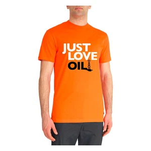 Just Love Oil T-shirt | Anti Woke Agenda | Anti Just Stop Oil Protest | Funny - Picture 1 of 4