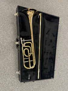 C.G Cohn 52HL Rose Gold lacquer Intermediate Trombone F Attachment Trombone  - Picture 1 of 7