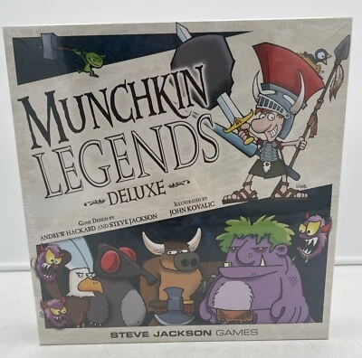 MUNCHKIN LEGENDS DELUXE SET SEALED STEVE JACKSON GAMES - Image 1 of 4