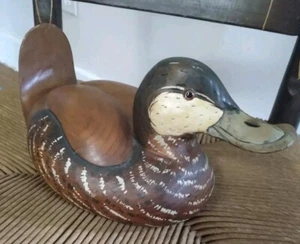 Ruddy Duck Hen Decoy Duck Decorative By Virginia Artists Larry And Vivki Phlegar - Picture 1 of 10