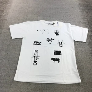 Kenzo Shirt Mens Medium CNY Oversized White Black Tee Chinese New Year Tee - Picture 1 of 10