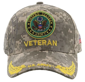 NEU! US ARMY ROUND VETERAN LEAF SHADOW CAP MÜTZE CAMO - Bild 1 von 4