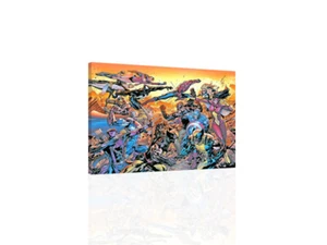 Dark Avengers vs New Avengers -  CANVAS or PRINT WALL ART - Picture 1 of 2