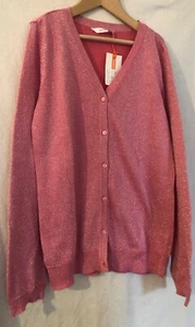 John Lewis Girls Pink Glitter cardigan - Age 11 BNWT - Bild 1 von 4