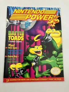 Nintendo Power Magazine Vol 25 June 1991 Battletoads Insert Spy Hunter Poster - Picture 1 of 6