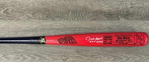 Jim Rice HOF 2009 Boston Red Sox Autographed Stat COBATCO Baseball Bat Fanatics - Picture 1 of 6