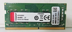 Kingston 8GB Memory RAM SO-DIMM 9905700-025.A00G KCP424SS8/8 - Picture 1 of 3