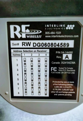 Interlink Electronics 50-14490 RF USB Wireless Keyboard Receiver - USED - Image 1 of 4