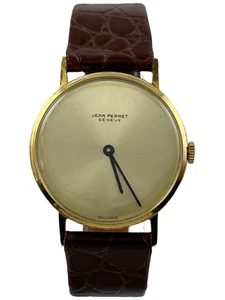 Dresswatch Hommes Jean Perret Geneve Remontage Manuel Peseux 7040, Fonctionne - Imagen 1 de 5