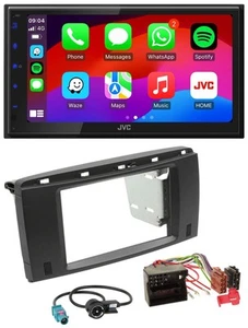 JVC Bluetooth 2DIN MP3 DAB USB Autoradio für Mercedes R-Klasse 2006-2012 - Bild 1 von 10