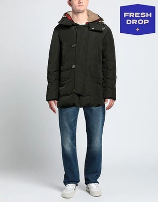 RRP€673 HOLUBAR Boulder Down Parka Jacket EU 3 M / US S Alpaca Wool Blend - Image 1 of 4