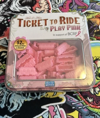 Brand New Sealed Days of Wonder Ticket to Ride Play Pink Train Set x1 - Image 1 of 2
