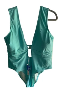 Cupshe Badeanzug Einteiler tiefer Ausschnitt XL Neu mit Etikett - Bild 1 von 11