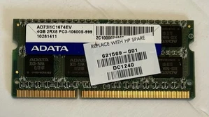 4GB ADATA AD73I1C1674EV HP 621569-01 SODIMM Laptop Memory RAM PC3 - Picture 1 of 2