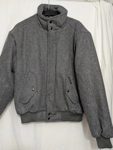 Vintage Members Only Wool Bomber Jacket Men’s 42 Gray – READ (Flaws) - Picture 1 of 11