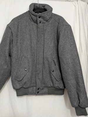 Vintage Members Only Wool Bomber Jacket Men’s 42 Gray – READ (Flaws) - Image 1 of 4