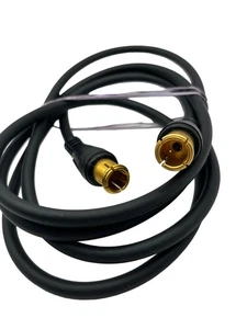 Hochwertiges Koaxialkabel mit vergoldeten Steckern - 48 Zoll lang 48c - Bild 1 von 3