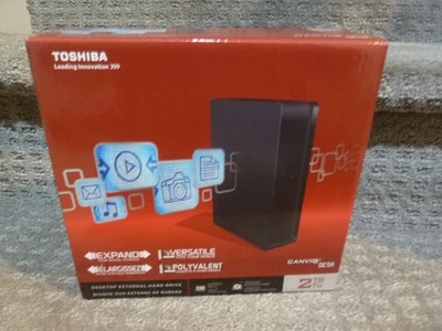 Toshiba Canvio 2TB External 5700RPM HDD hard drive USB 3.0 BRAND NEW SEALED - Image 1 of 4