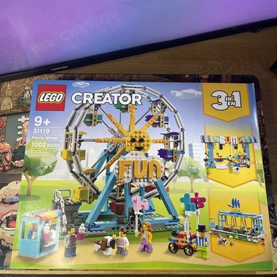 LEGO Set 31119 Creator 3-in-1 Ferris Wheel Retired Set Sealed - Image 1 of 4