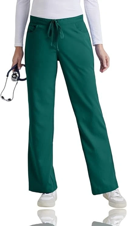 Barco Grey’s Anatomy Scrub Pants Barco Stretch Drawstring Petite 4232P - Image 1 of 1