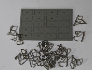 NEW 1967-69 Plymouth Barracuda Door & Quarter Top Molding Clips - Bild 1 von 1