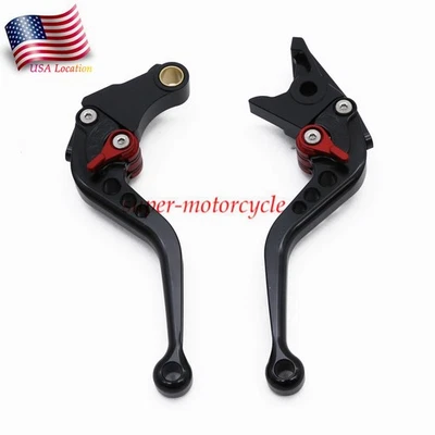 For Honda NC700 NC750S NC750X 2012-2015 A Pair Brake Clutch Levers Short Black - Image 1 of 4