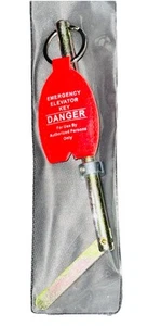Emergency Key Elevator Solid Steel Door Key for Door Elevator (1) - Picture 1 of 3
