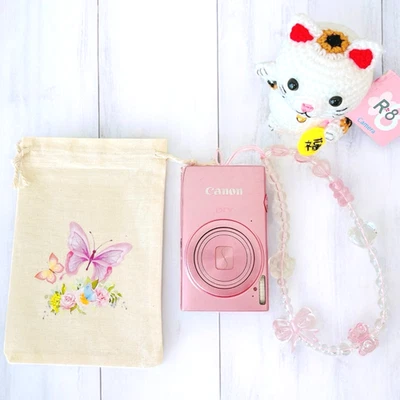 Canon IXY 420F PowerShot ELPH 320 HS IXUS 240 HS Pink Digital Camera From Japan - Image 1 of 4