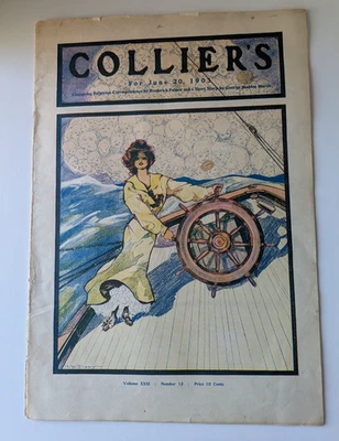 Collier’s Weekly June 20 1903 Luna Park Coney Island Wizard of Oz Eddy Cover - Image 1 of 4