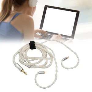 Ulepszony wymienny kabel słuchawkowy 8 rdzeni posrebrzane miedziane słuchawki Ca FY - Zdjęcie 1 z 22
