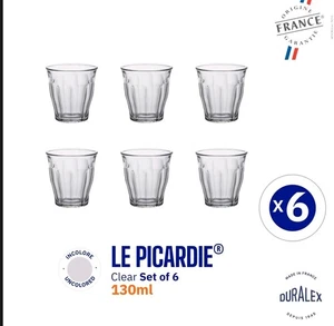 Duralex - Picardie Tumbler, Clear, 4 3/8 ounce, Set of 6 - Picture 1 of 9