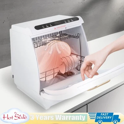 900w Countertop Dishwasher Machine 5 Washing Programs Deep Cleaning Air Drying - Image 1 of 4