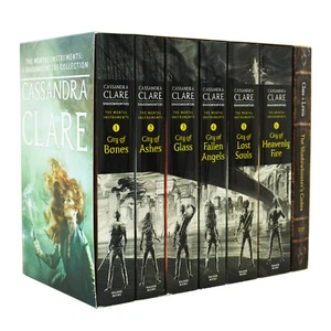 Shadowhunters - The Mortal Instruments 7 Books Box Set -Ages 14+ - Paperback - Zdjęcie 1 z 4