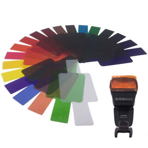 Gelfilterkarten gel filter cards 20 Farben Filter Kit