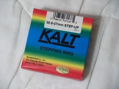 NOS Kalt 30.5mm to 37mm Step Up Ring Metal Adapter - Image 1 of 3