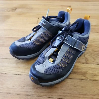 PEARL IZUMI X-Alp низкий серый / оранжевый женщин велосипедные туфли США 6,8 / ЕС 38 - Изображение 1 из 4