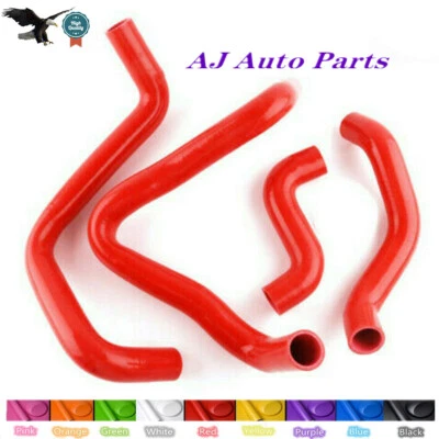For FIAT 1972-1983 Bertone X1/9 X 1/9 12B 13B Silicone Radiator Red' Hose Kits — 第 1/4 张图片