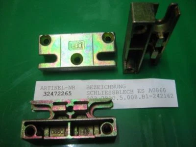 SIEGENIA FAVORIT SI SIEGENIA Sicherheits Schliessblech ES 860 / A0860 für Pilzkopf Verschluss