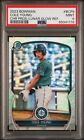 2023 Bowman Chrome Prospects Cole Young Lunar Glow Refractor Psa 9 Mariners