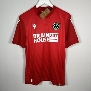Macron Hannover 96 Medium Matchday Red Home Jersey Shirt 2022-23 Tagged *READ* - Picture 1 of 18