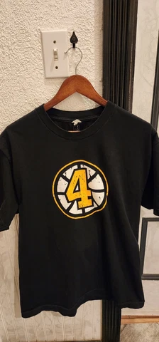 Great North Rd NHL Boston Bruins Bobby Orr Tee Shirt 4 Mens L Retire Jersey Cover