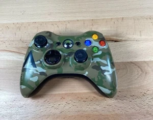 Microsoft Xbox 360 Wireless Gaming Controller Limited Edition Halo 4 Camo OEM - Picture 1 of 3