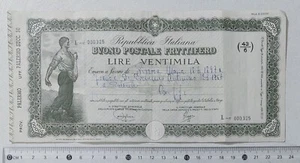 81409 390/tt Buono Postale Fruttifero - Lire Ventimila - Palermo 1973 - Picture 1 of 4
