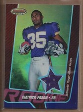 2005 Bowman's Best Red Football Card Pick