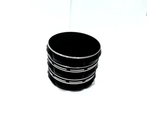 (M#1 Black Herb Spices Resin 4 Piece Novelty Grinder Tobacco Crusher - Foto 1 di 3