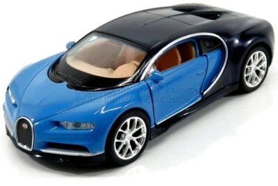 BUGATTI Chiron  - blue / darkblue - WELLY ca. 10-11 cm - Immagine 1 di 4
