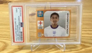 JUDE  BELLINGHAM Panini Euro 2020 - England Rookie Sticker PSA 9 MINT - Picture 1 of 3